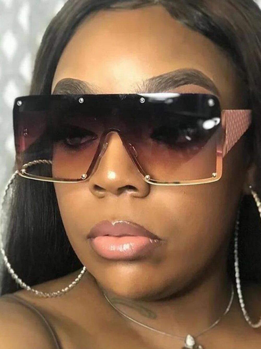 Big Frame Square Sunglasses